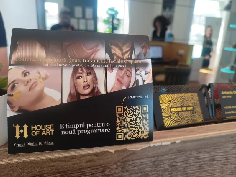 Materiale print create pentru recepția House of Art